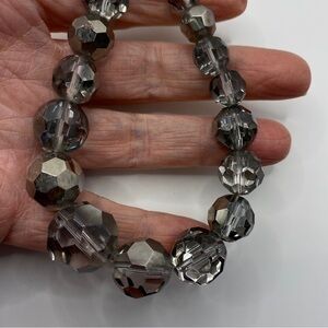 Faceted Glass Beads Necklace